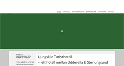 Desktop Screenshot of ljungskileturisthotell.se