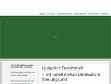 Tablet Screenshot of ljungskileturisthotell.se